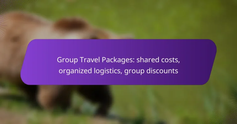 Group Travel Packages: shared costs, organized logistics, group discounts